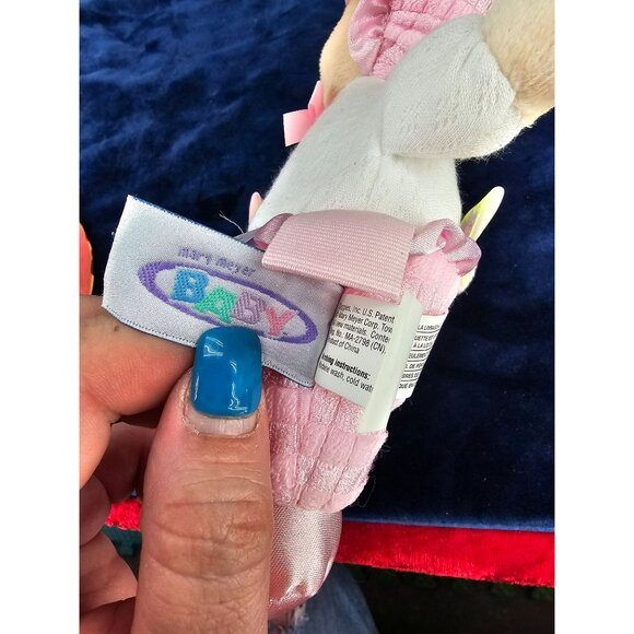 Taggies Signature Collection Baby Doll Pink‎ Plush 8 Soft Lovey Mary Meyer Plush - Picture 2 of 6